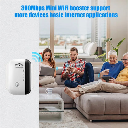 300Mbps WiFi Repeater - Signal Boosting Device