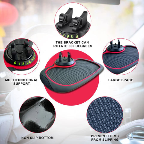 Multi-Functional Anti-Slip Car Phone Holder Mat