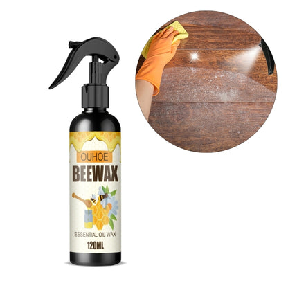 Premium Beeswax Wood Polish Spray for Furniture and Floors