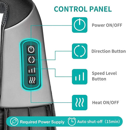 Essenley - Heated Shiatsu Massage Device