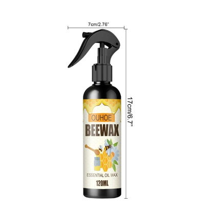 Premium Beeswax Wood Polish Spray for Furniture and Floors