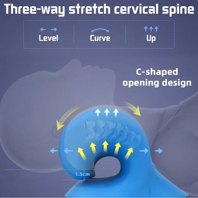 Neck Stretcher - Cervical Chiropractic Traction Device